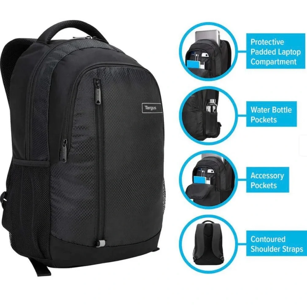 New TARGUS 15.6” Sport LAPTOP Backpack